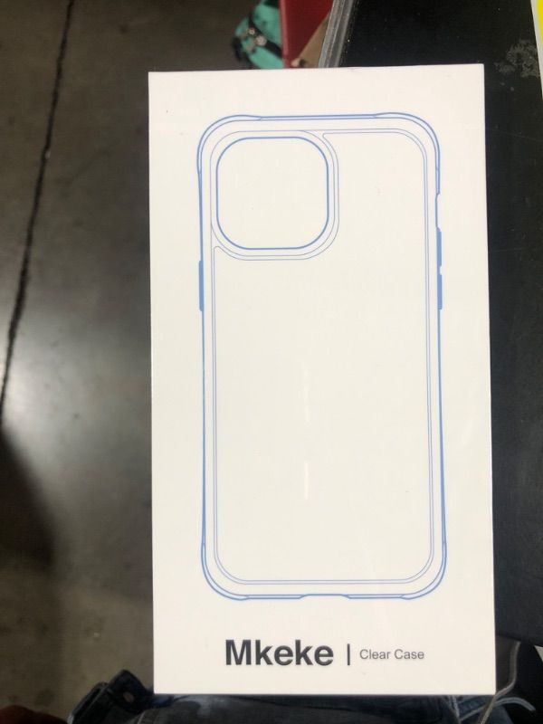 Photo 1 of Mkeke for iPhone 14 Case & iPhone 13 Case Clear, [Anti Yellowing] Phone Case for iPhone 13 & 14 with Protective Bumper for Apple iPhone 14/iPhone 13 6.1''[Military Grade Protection]
