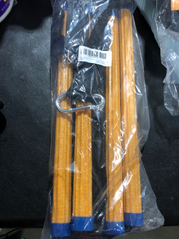 Photo 1 of Boat Rope Ladder - 4 Step Marine Rope Ladder, Portable Boat Folding Ladder for Inflatable Boat, Kayak, Motorboat, Canoeing (4 Step)