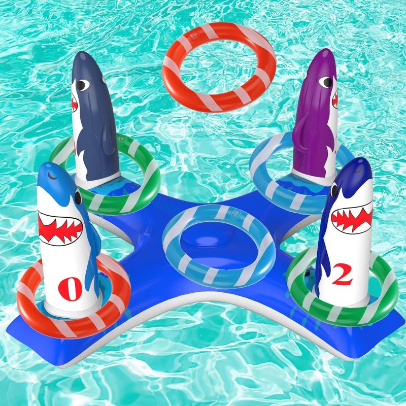 Photo 1 of  Inflatable Pool Ring Toss Games Toys,