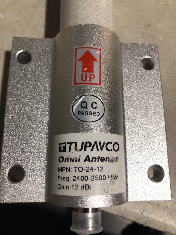 Photo 2 of **MISSING HARDWARE**
WiFi Outdoor Omni Antenna Gain 12dB 2.4Ghz Roof Mount (3 Feet Long) Wireless Network Extender/Repeater Range Pole(N-Female Cable Connector) House/RV/Camping/Boat Signal Amplifier Tupavco TP551