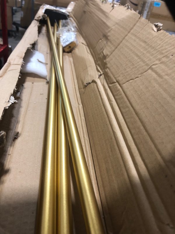 Photo 1 of GOLD CURTAIN ROD UNKNOWN LENGTH 