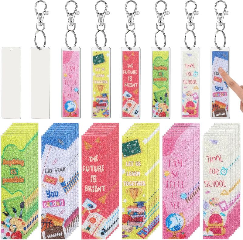 Photo 1 of 56 Pcs Anxiety Sensory Stickers Kit Includes 48 Fidget Textured Strips and 8 Sensory Keychain Tactile Rough Calm Stickers Anti Stress Sensory Strips for Adults Teens Back to School Classroom
STOCK IMAGE ONLY FOR REFERENCE
ACTUAL STYLES MAY VARY

