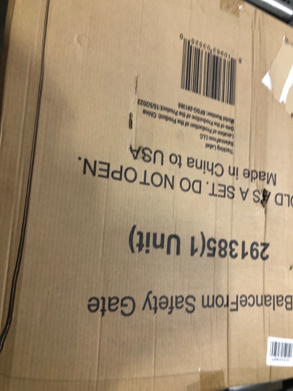 Photo 3 of BalanceFrom Easy Walk-Thru Safety Gate for Doorways and Stairways with Auto-Close/Hold-Open Features, Multiple Sizes 30-inch Tall, No Caps Fits 29.1 - 38.5" Wide