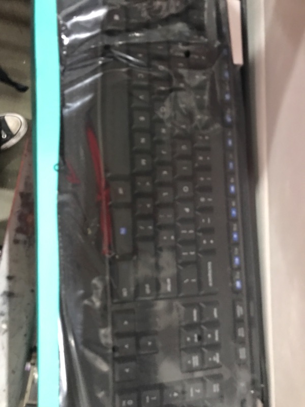 Photo 2 of Logitech MK345 Wireless Combo Full-Sized Keyboard with Palm Rest and Comfortable Right-Handed Mouse, 2.4 GHz Wireless USB Receiver, Compatible with PC, Laptop 1 pack