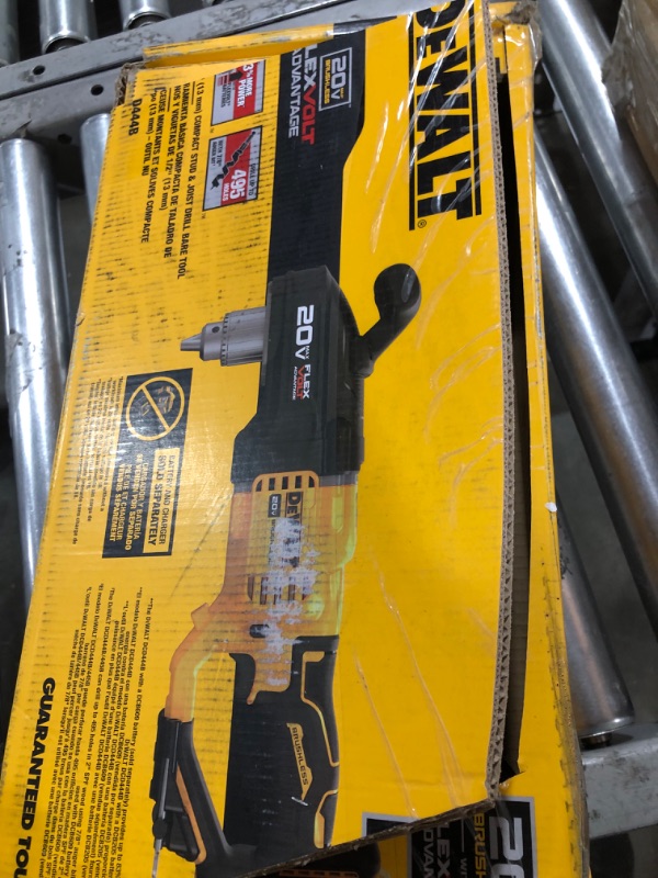 Photo 3 of DEWALT 20V MAX* Brushless Cordless 1/2 in. Compact Stud and Joist Drill with FLEXVOLT ADVANTAGE™ (Tool Only) (DCD444B)
