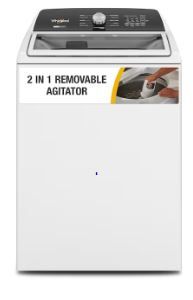 Photo 1 of Whirlpool 2 in 1 Removable Agitator 4.7-cu ft High Efficiency Impeller and Agitator Top-Load Washer (White)
