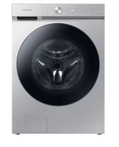 Photo 1 of Samsung Bespoke 5.3-cu ft High Efficiency Stackable Steam Cycle Smart Front-Load Washer (Silver Steel) ENERGY STAR
