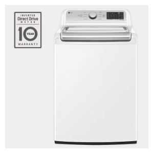 Photo 1 of LG TurboWash3D 5.5-cu ft High Efficiency Impeller Smart Top-Load Washer (White) ENERGY STAR
