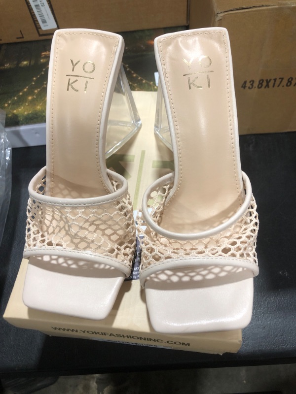 Photo 1 of Yoki Women's Open toe heels pump Size 7