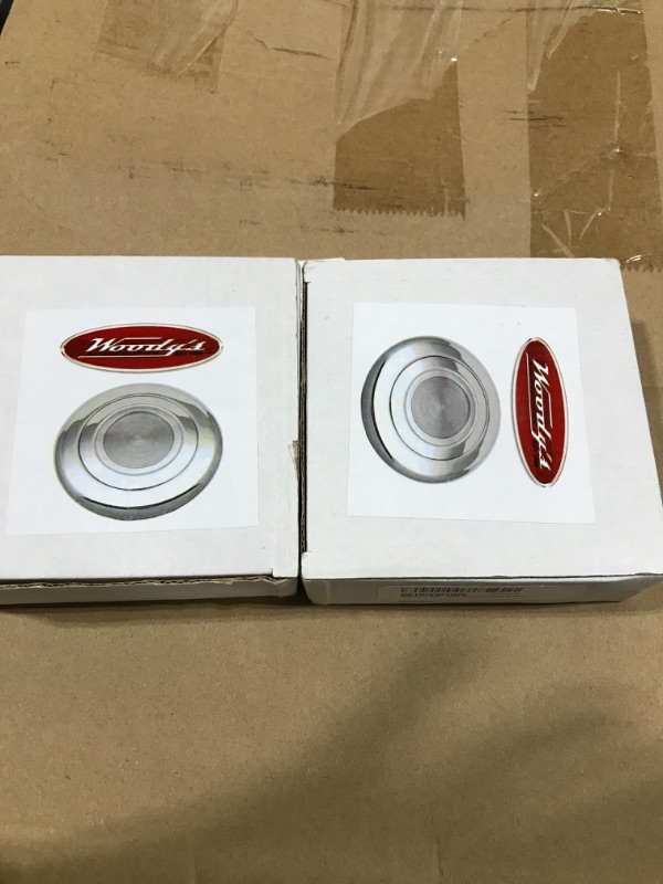 Photo 2 of 2 PACK-Woody's WP-U26 Chrome Horn Button