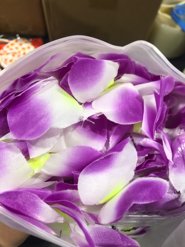 Photo 1 of 12 Pcs Thicken 41 Inch Purple Hawaiian Leis for Graduation Party, Dance Party, Photo Prop in Outdoors (12 Pcs)
