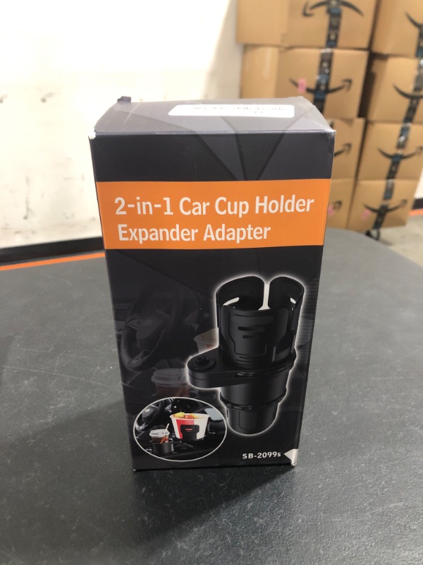 Photo 2 of 2 in 1 Multifunctional Cup Holder Expander for Car with 360°  Rotating Adjustable Base, All Purpose Car Cup Holder Expander, Hold up to 17oz-20oz Bottled Coffee, Beverage Bottles by Huzz