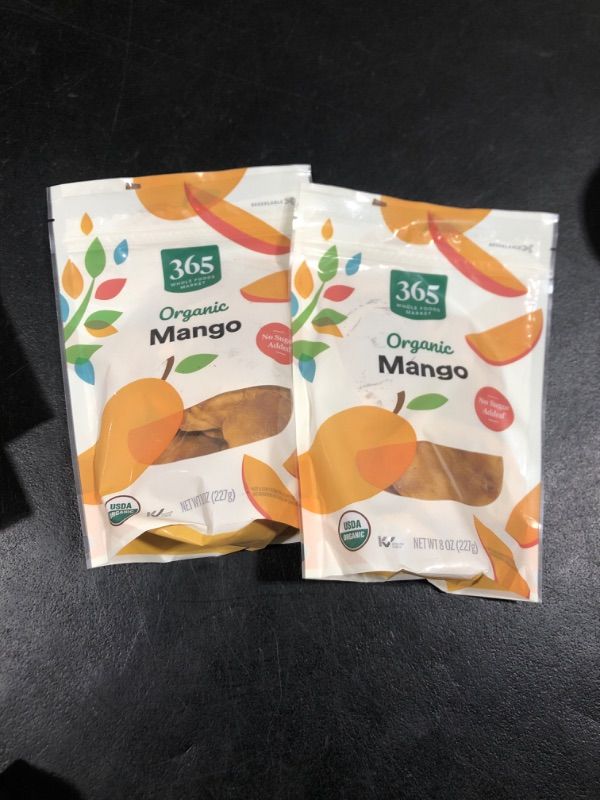 Photo 3 of 2 PACK-365 by Whole Foods Market, Mango Slices Organic, 8 Ounce