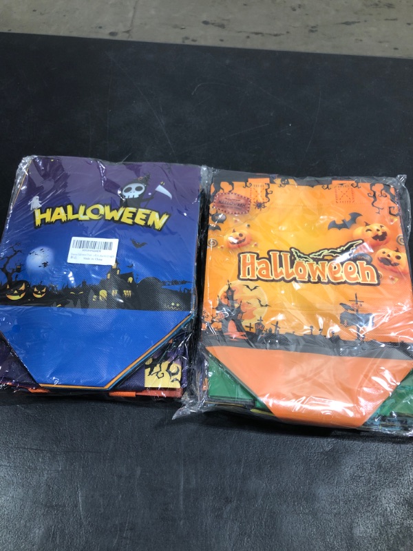 Photo 2 of 2 PACK-Maetrin Halloween Bags for Trick or Treat Bags, 12pcs Small Halloween Party Favors Gift Bags with Handles for Kids & Adult, Premium Non-Woven Halloween Tote Bags with 12 Different Designs
