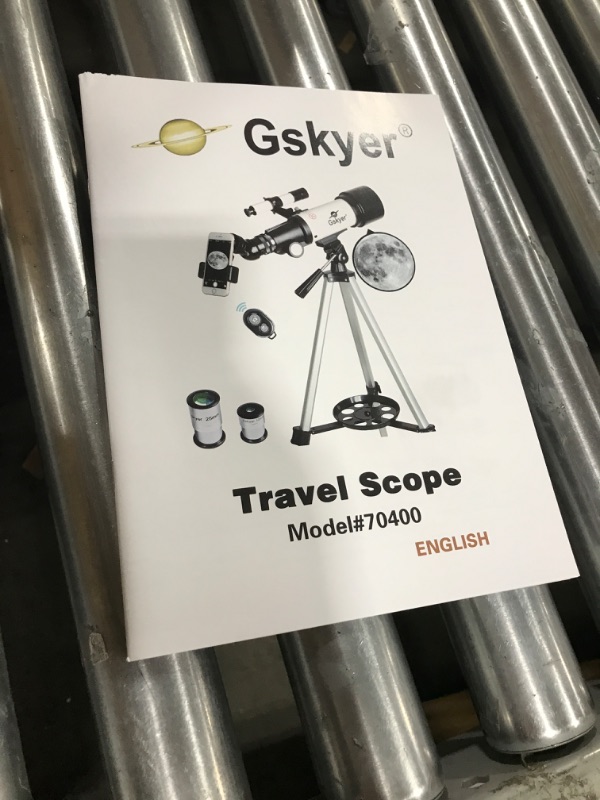 Photo 2 of Gskyer Telescope, 70mm Aperture 400mm AZ Mount Astronomical Refracting Telescope for Kids Beginners - Travel Telescope with Carry Bag, Phone Adapter and Wireless Remote