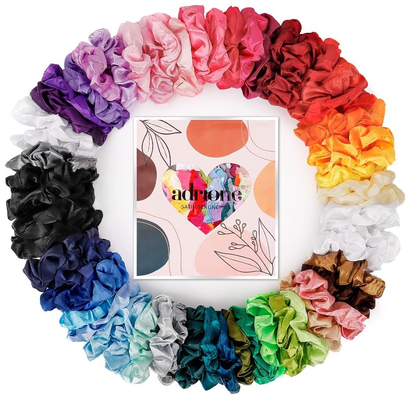 Photo 1 of 12 piece silk scrunchies 