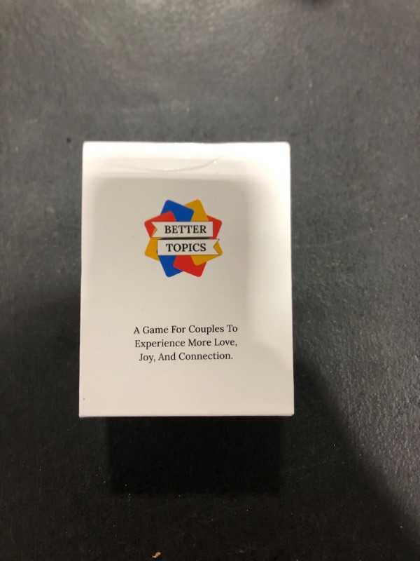 Photo 1 of Better Topics Couples Card Game, Date Night Cards and Date Night Game, Cards Game for Couples, Valentine Games, Suitable as a Wedding