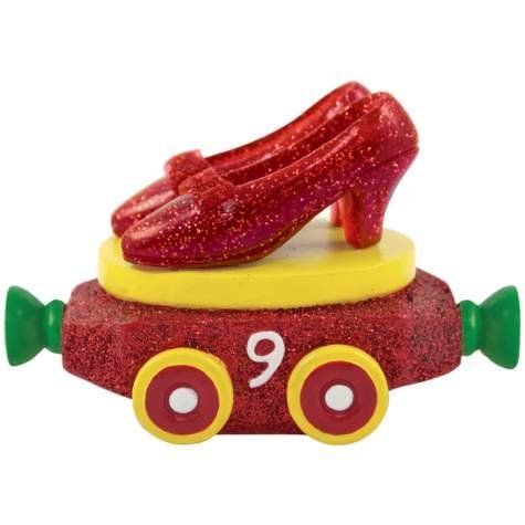 Photo 1 of 2 Inch Dorothy S Ruby Red Slippers on a Pedestal Birthday Figurine
