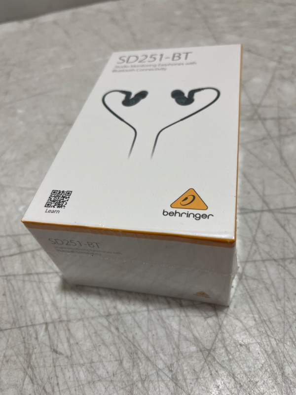 Photo 2 of Behringer SD251-BT Studio Monitoring Earphones with Bluetooth -  Connectivity - SEALED - 