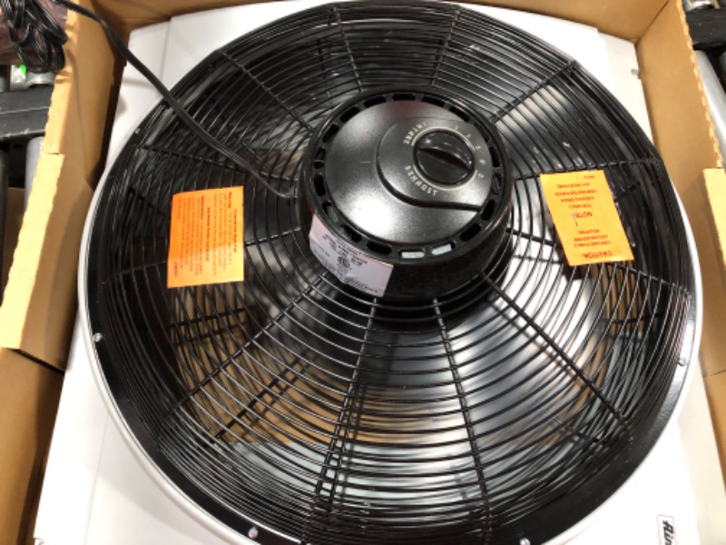 Photo 1 of Air King 9166F 20" Whole House Window Fan , Gray