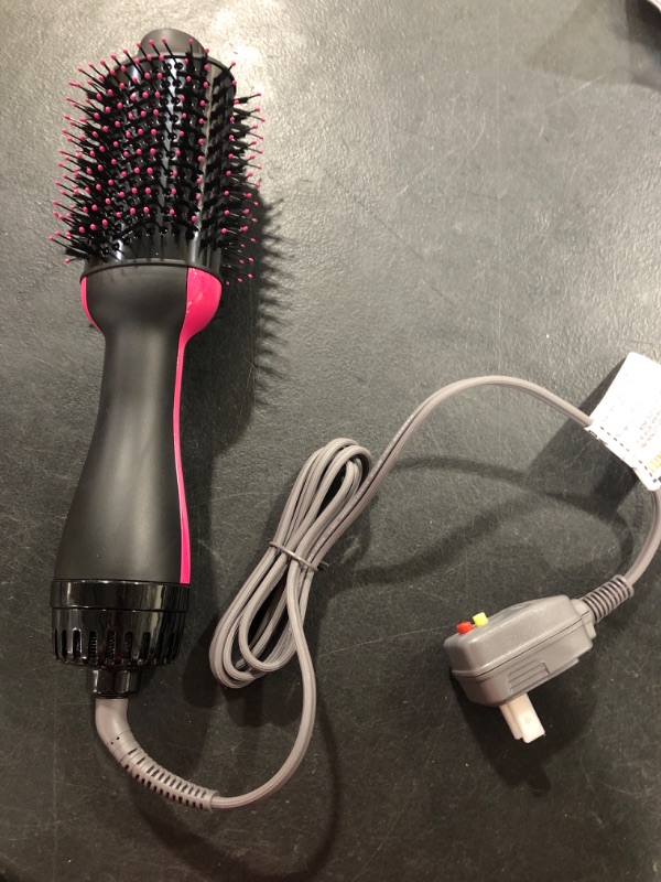 Photo 2 of Hair Dryer Brush Blow Dryer Brush in One, 4 in 1 Styling Tools Blow Dryer with Ceramic Oval Barrel, Hair Dryer and Styler Volumizer, Hot Air Brush Hair Straightener Brush for All Hair Types