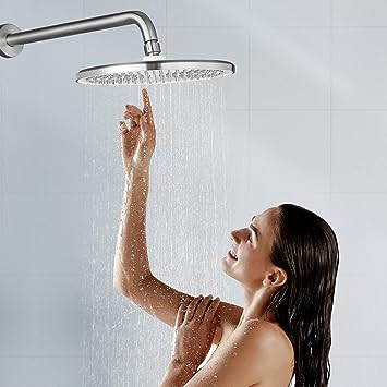 Photo 1 of 10 inches Rain Shower Head with Handheld Set 