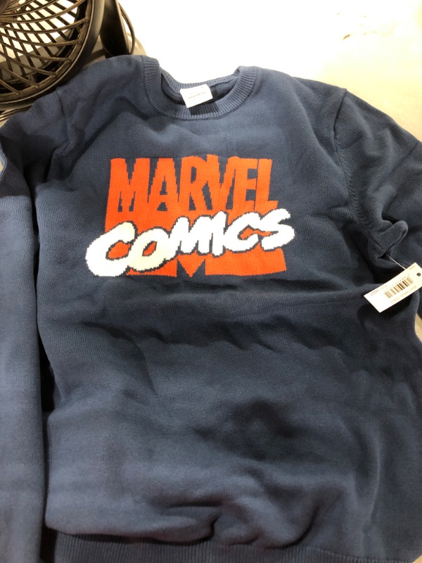 Photo 2 of Amazon Essentials Disney | Marvel | Star Wars Men's Crew Sweaters / SIZE SMALL 
