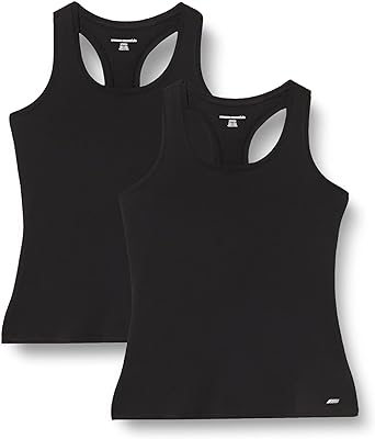 Photo 1 of Amazon Essentials Women's Tech Stretch Racerback Tank Top (Available in Plus Size), Multipacks / SIZE SMALL 