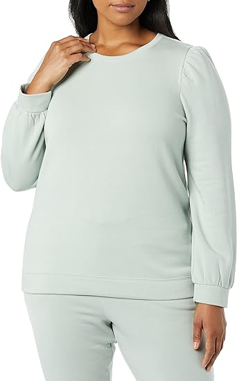 Photo 2 of Amazon Aware Women's Puff Sleeve Sweatshirt (Available in Plus Size) / SIZE XXS