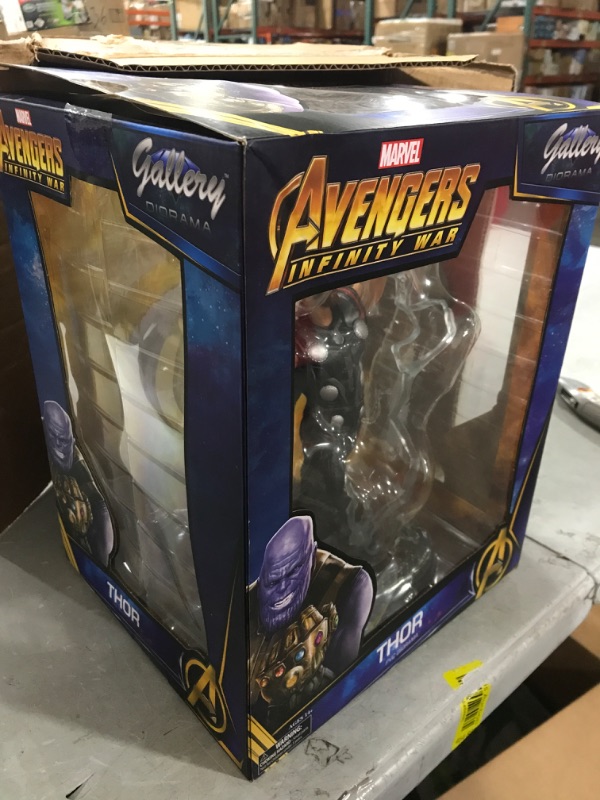 Photo 3 of  Marvel Gallery: Avengers Infinity War Movie Thor PVC Diorama Figure, Standard, Black