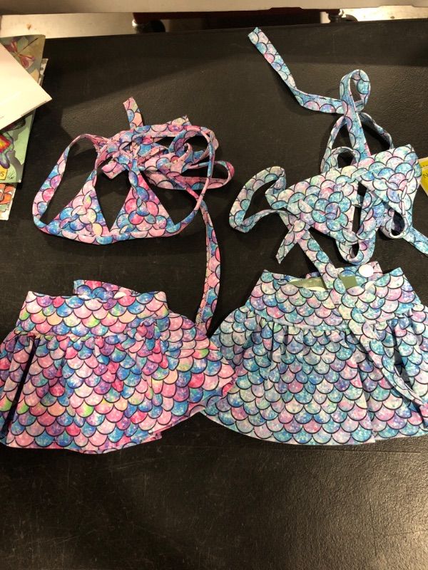 Photo 1 of 2Pack Dog Bikini Dress Dogs Bikini for Small Dogs Mermaid Dog Bathing Suit Puppy Swimming Suit Pet Bikini for Small Dog Breeds Beach Dog Swimsuit Summer Clothes Girl Costume 