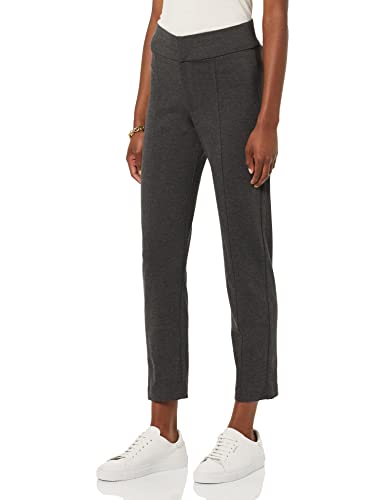 Photo 1 of Amazon Aware Women's Ponte Knit Slim Pant (Available in Plus Size), Charcoal Heather, Small
