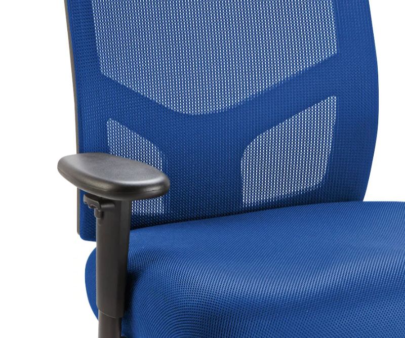 Photo 1 of KCREAM Office Chair High Back Swivel Lumbar Head Support Desk Chair - Adjustable Breathable Mesh Computer Chair with 2D Adjustable Armrest Nylon Wheels Executive Chair for Men Women (Blue)