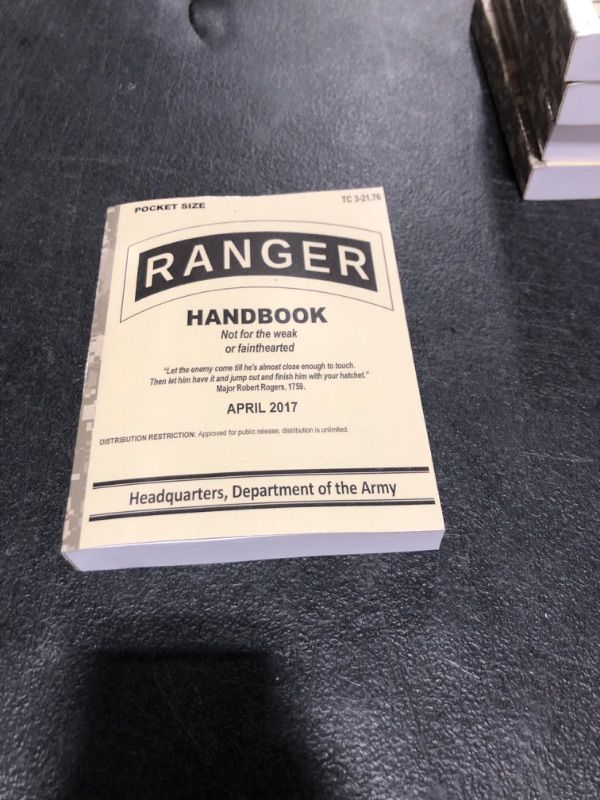 Photo 2 of Ranger Handbook Training Circular TC 3-21.76: April 2017 Paperback – April 2, 2019