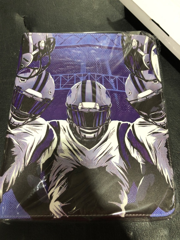 Photo 1 of  9 Pocket Trading Cards Album, Trading Card Binder Holder with 900 Card Protector, Expandable PU Card Book Collectable Sports Card Binder for Sports, MTG TCG Folder, 