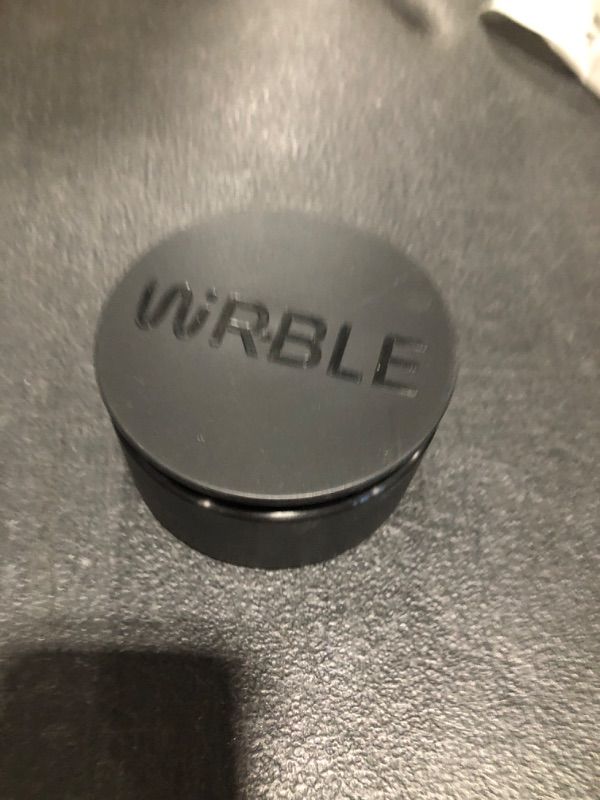 Photo 1 of Cable Management by Wirble, 4 Inches in Diameter, Black Cord Organizer for Desk Nightstand USB Hub System to Cover and Hide Cords 1 Pack Black