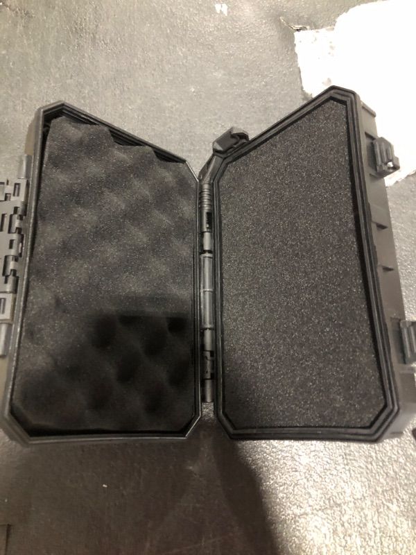 Photo 1 of Huenco Tactical Shockproof Safety Case Waterproof Toolbox Impact Resistant Tool Case Case with Foam Lockable BK