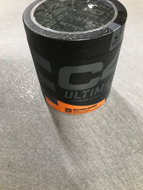 Photo 2 of Cellucor C4 Ultimate Pre Workout Powder Orange Mango - Sugar Free Preworkout Energy Supplement for Men & Women - 300mg Caffeine + 3.2g Beta Alanine + 2 Patented Creatines - 20 Servings Orange Mango 11.5 Ounce (Pack of 1)