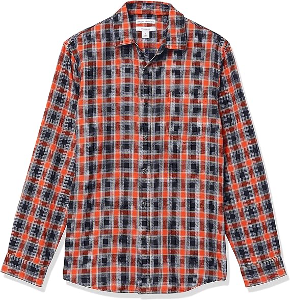 Photo 1 of Amazon Essentials Men's Slim-Fit Long-Sleeve Flannel Shirt- XL
