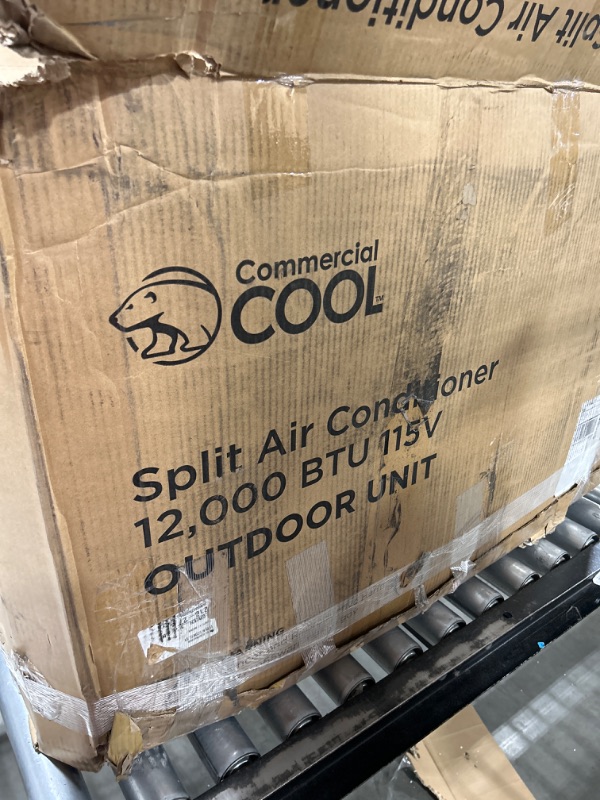 Photo 3 of Commercial Cool 12,000 BTU 17 SEER Ductless Mini Split Air Conditioner with Heat, No HVAC Installer Required, 115V, CSAH1215AC, White White 12,000 BTU 120v BOX 1 OF 2