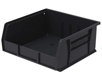 Photo 1 of Akro-Mils 30235 AkroBins Plastic Hanging Stackable Storage Organizer Bin (Black)