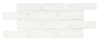 Photo 1 of **Sold as Pallet** Alpine White 10.5 in. x 28 in. Textured Clay Brick Look Floor and Wall Tile (8.7 sq. ft./Case) *Various Sizes and Tiles*