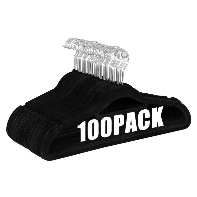 Photo 1 of 100PACK VELVET HANGARS