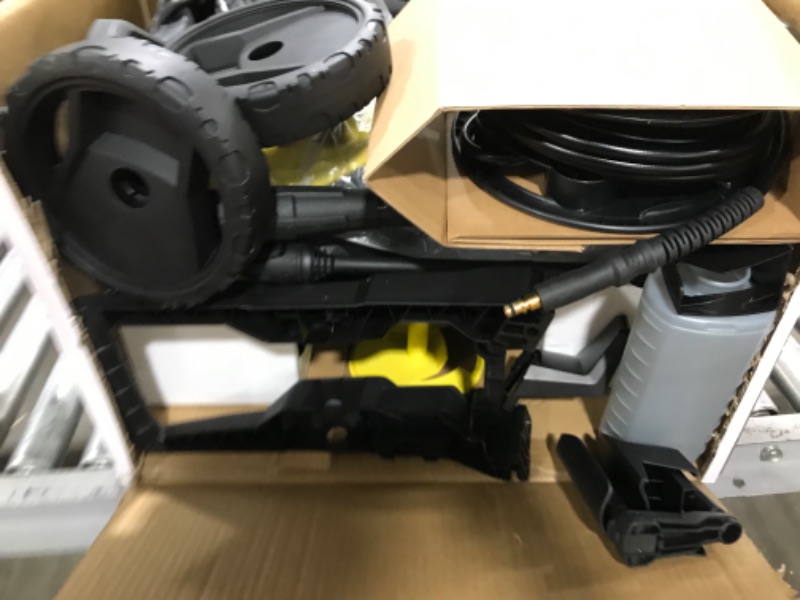 Photo 1 of Karcher K 5 Premium 2000 PSI 1.4 GPM Electric Power Induction Pressure Washer with Vario Power & Dirtblaster Spray Wands, Pressurized Hose Reel, & Adjustable Detergent Tank K5 Premium Washer