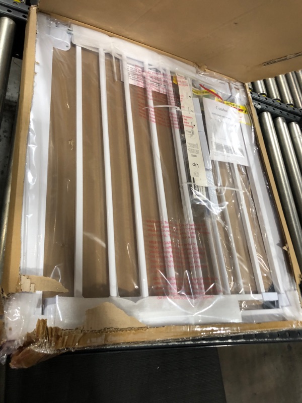 Photo 1 of Cumbor 43.3" Auto Close Safety Baby Gate, Extra Tall and Wide Child Gate, Easy W