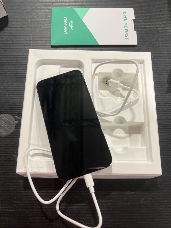 Photo 1 of Apple iPhone 12 Pro Max, 256GB, Pacific Blue -  (Renewed Premium) - UNKWOWN NETWORK 
