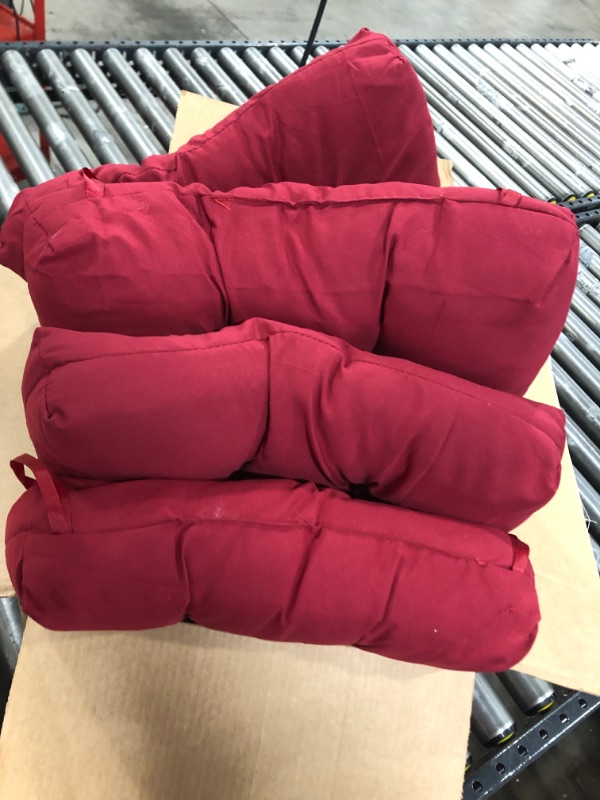 Photo 1 of 4pk of patio chair cushions