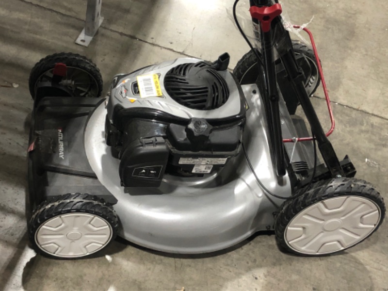 Photo 1 of 21 in. 140 cc Briggs and Stratton Walk Behind Gas Push Lawn Mower with Height Adjustment