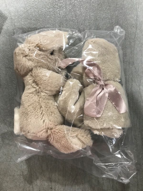 Photo 1 of Baby Gift Bunny Security Blanket Loveys for Babies, New Born Gift Ideas for Boys and Girls, Baby Security Blanket with Stuffed Animal, Cuddle Blanket Snuggle Soft Baby Blanket, Baby Gifts Unisex