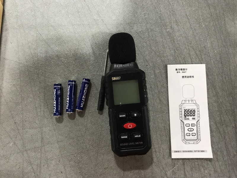 Photo 2 of Digital Sound Level Meter,Sound Meter for Classroom Home Street,30-130dBA dB Meter to Measure Noise,Noise Decibel Reader,Audio Sound Tester,Sound Testing equipmetent,Sound Measurement Device